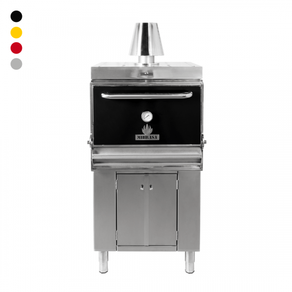 Horno Mibrasa con mesa soporte AB75 (negro, gris, rojo o amarillo)