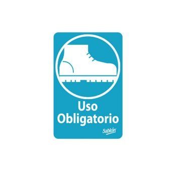 Sablón - Uso obligatorio de calzado - 7845