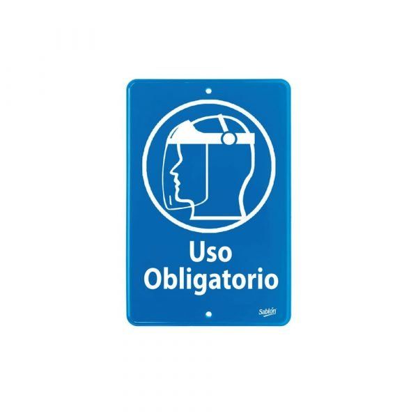 Sablón - Uso obligatorio de careta - 7840